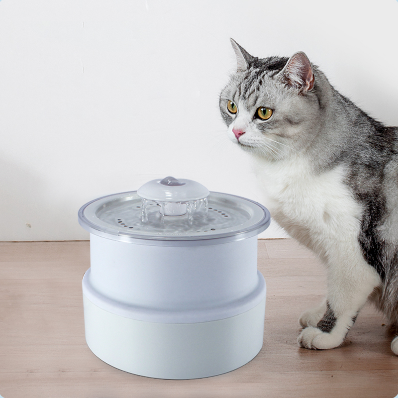 Materiál potravinářské třídy BPA Zdarma kočičí fontána PET skládací fontána